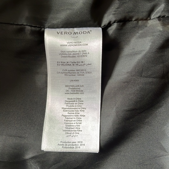 Dark Olive Vero Moda Coat - Picture 5 of 5